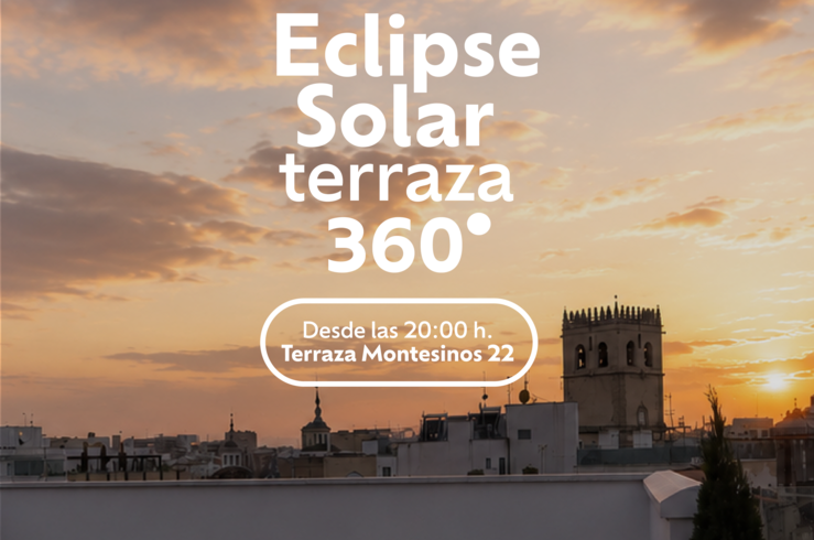 Fundación CB invita a observar el eclipse desde su terraza de 360 grados en Badajoz