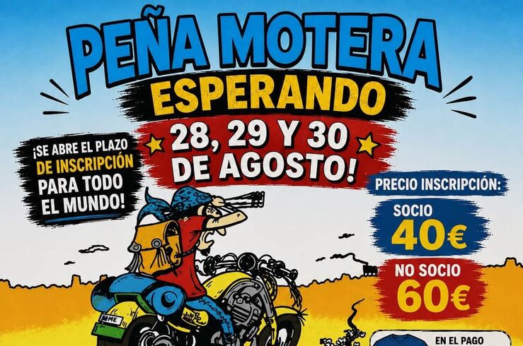 XIX Concentración la Peña Motera Esperando de Coria organiza rutas y exhibiciones