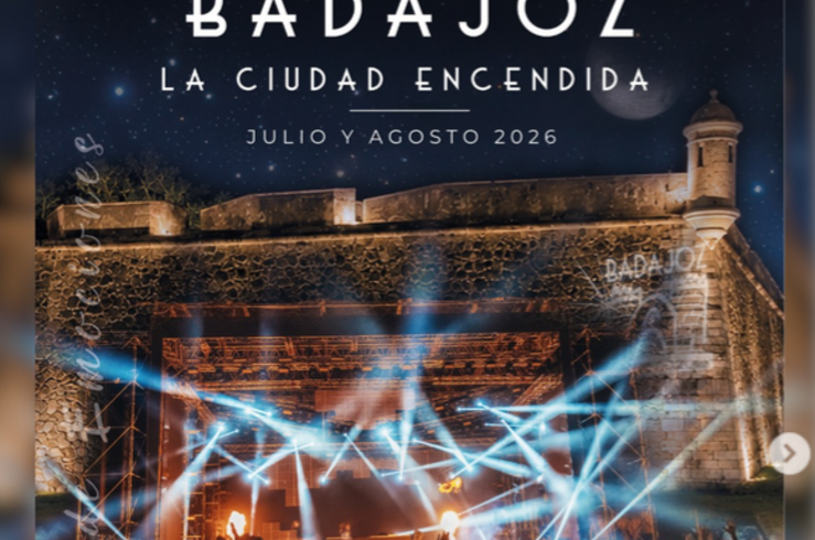 Badajoz despide programación de la Ciudad Encendida con música y espectáculo de fuego