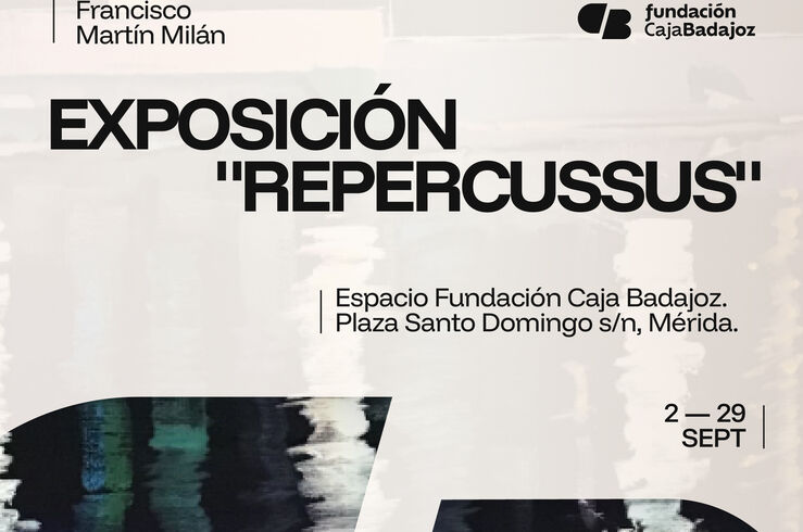 Francisco Martín Milán expone en Mérida 'Repercussus' 
