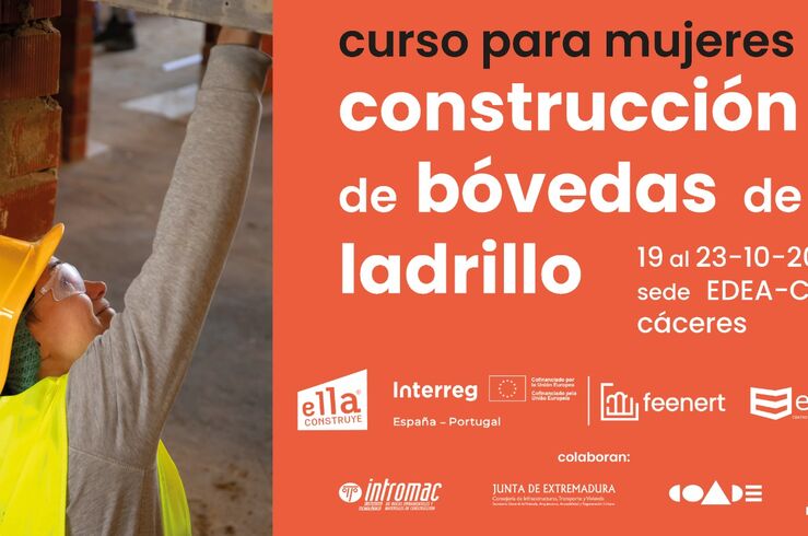 16 mujeres aprenderán a construir bóvedas de ladrillo en Cáceres