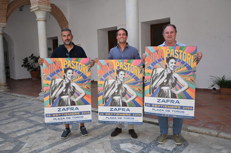 Niña Pastori ofrecerá un concierto en la Plaza de Toros de Zafra el 26 de septiembre