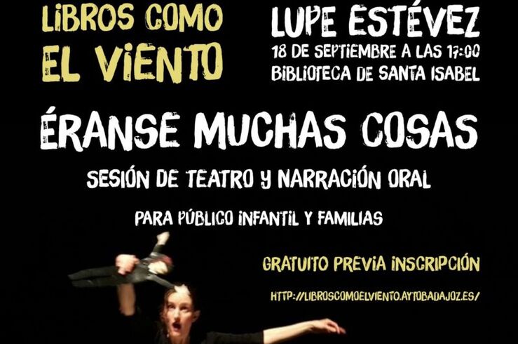 El programa 'Libros Como el Viento' regresa a las bibliotecas de Badajoz