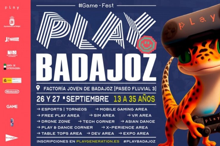 Más de 5.000 jóvenes pasarán por festival ocio digital y cultura tecnológica Play Badajoz