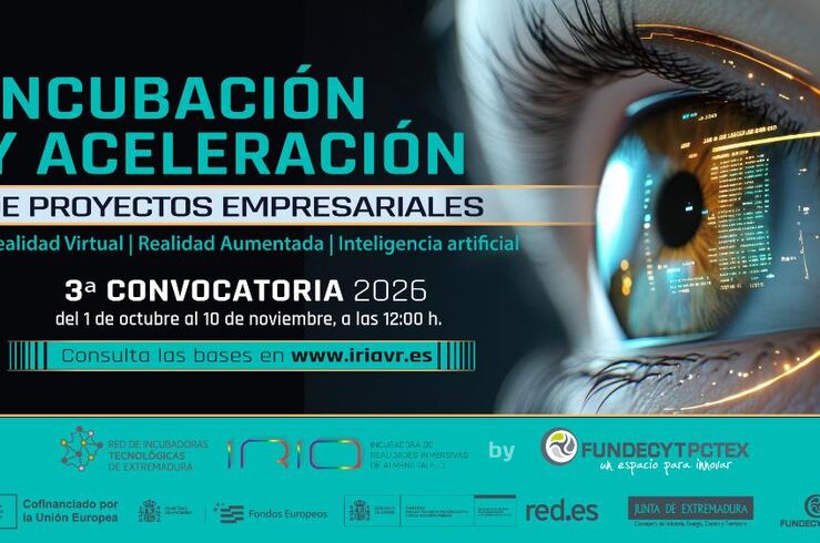 Abierta 3ª convocatoria para proyectos empresariales en Incubadora Realidades Inmersivas 
