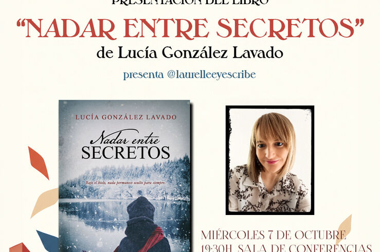 Lucía González Lavado presenta en Mérida su nueva novela, 'Nadar entre secretos'