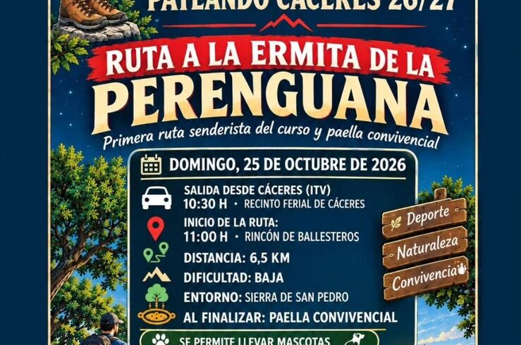 PSOE-Cáceres organiza el domingo una ruta senderista y una paella en Rincón de Ballesteros