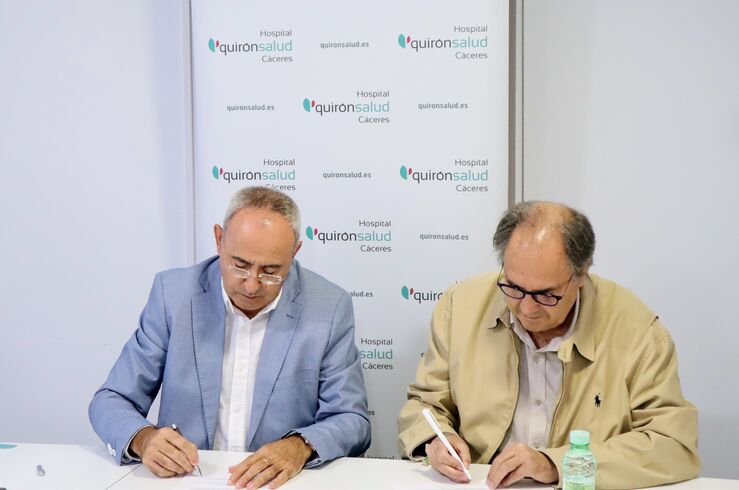 Quirónsalud y Cáceres Patrimonio de la Humanidad renuevan su acuerdo de colaboración