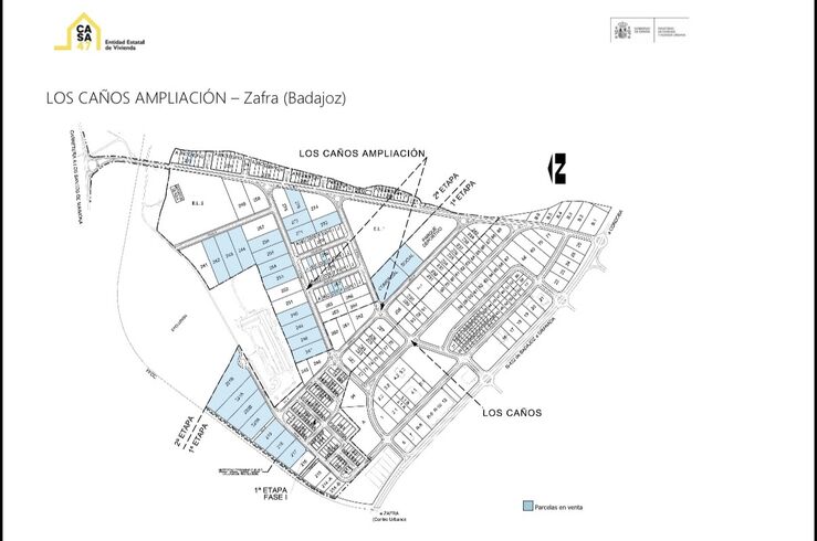 Casa 47 licita comercialización de 30 parcelas en ampliación polígono 'Los Caños' de Zafra