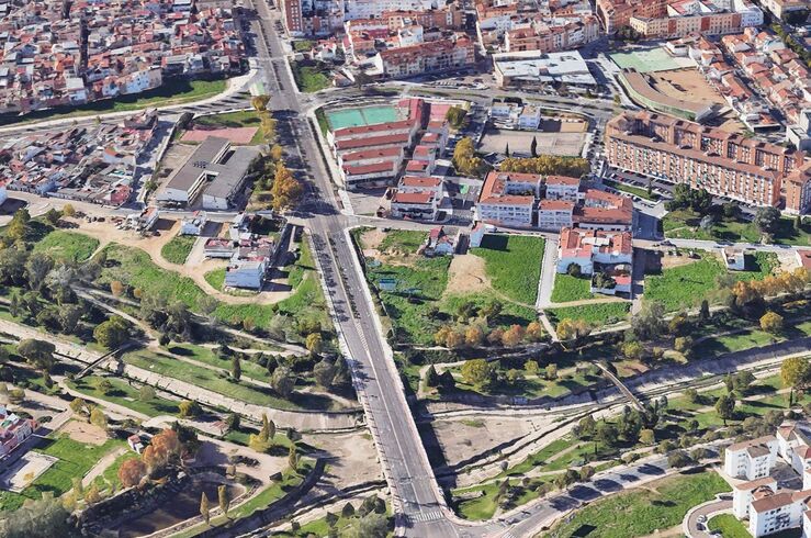 Ayuntamiento de Badajoz licita regeneración y nueva zona verde junto al arroyo Calamón