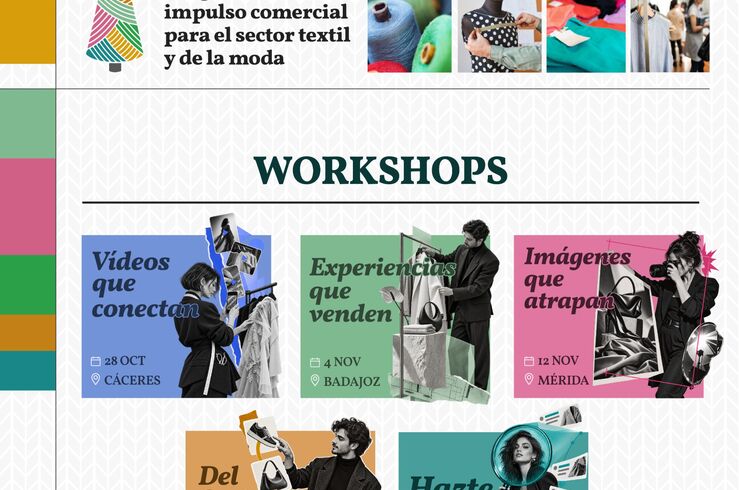 Junta organiza cinco talleres para mejorar gestión comercial de empresas textiles y moda