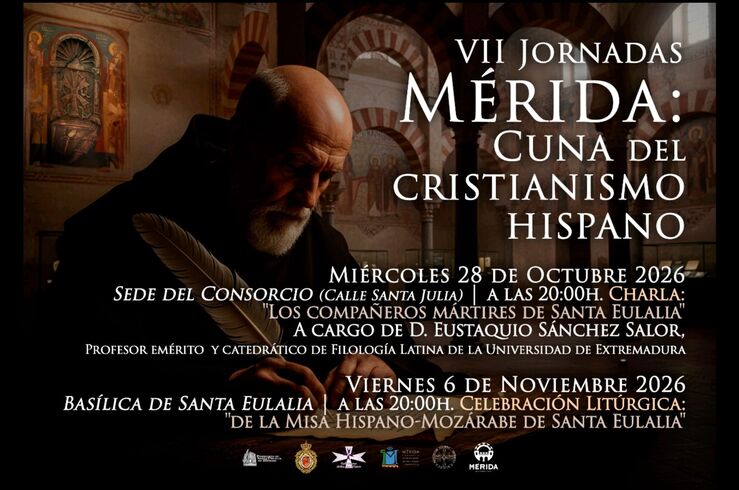 Arrancan este miércoles las VII Jornadas 'Mérida, cuna del cristianismo hispano'