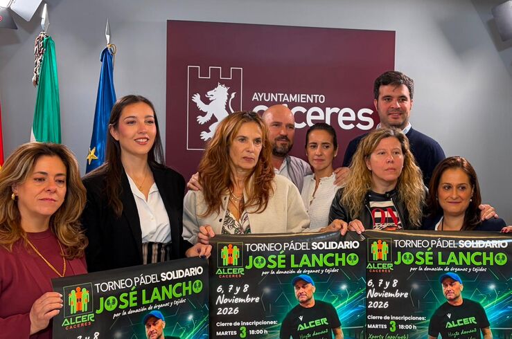 El Torneo de Pádel Solidario José Lancho de Cáceres destinará su recaudación a ALCER