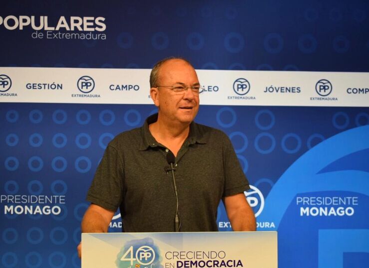 Monago propone que se haga cada ao la manifestacin en Madrid por un tren digno