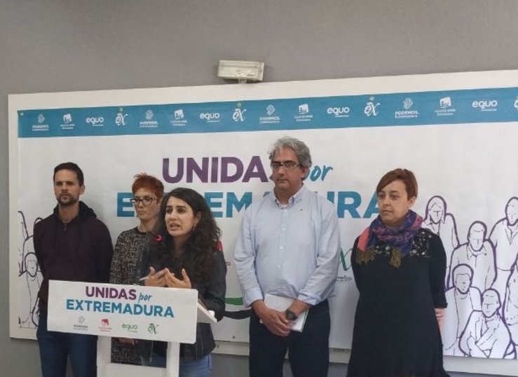 Coalicin Unidas por Extremadura afirma que saldr a ganar la regin para su gente
