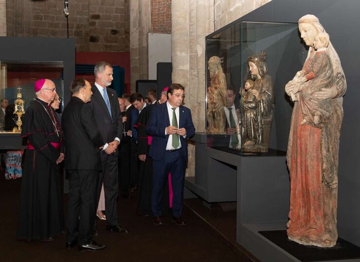 Felipe VI inaugura en Plasencia exposicin Transitus de Fundacin Las Edades del Hombre