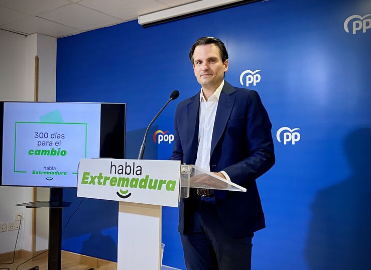 El PP centra proyecto Habla Extremadura en cinco ejes como fiscalidad o reto demogrfico