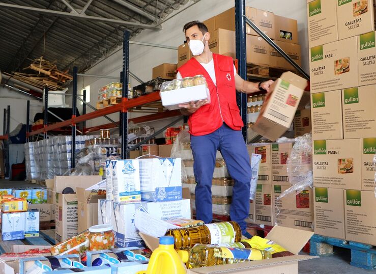 Cruz Roja Extremadura repartir 196000 kilos alimentos entre 14227 personas vulnerables