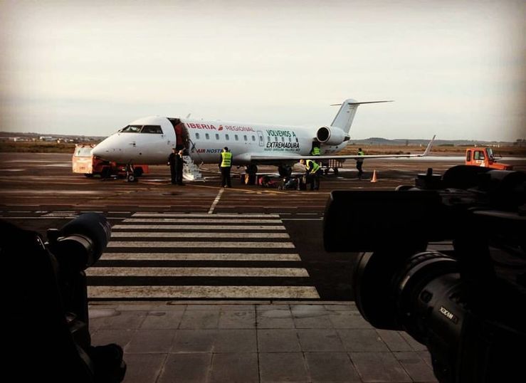 Los vuelos desde Badajoz no se vern afectados por la huelga de pilotos por ser de OSP