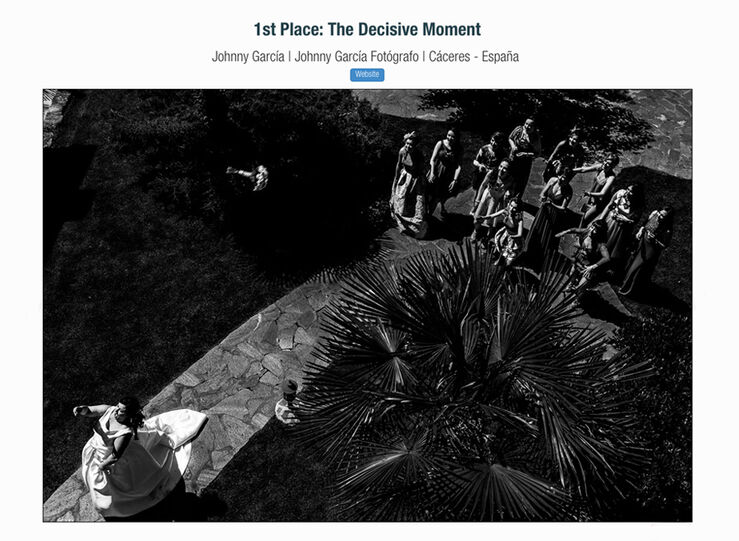 El fotgrafo extremeo Johnny Garca es premiado en EEUU