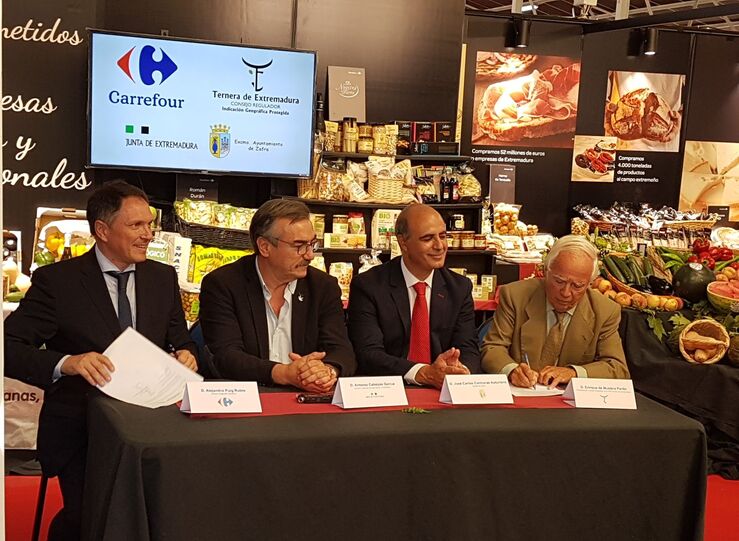 Ternera de Extremadura renueva acuerdo Carrefour