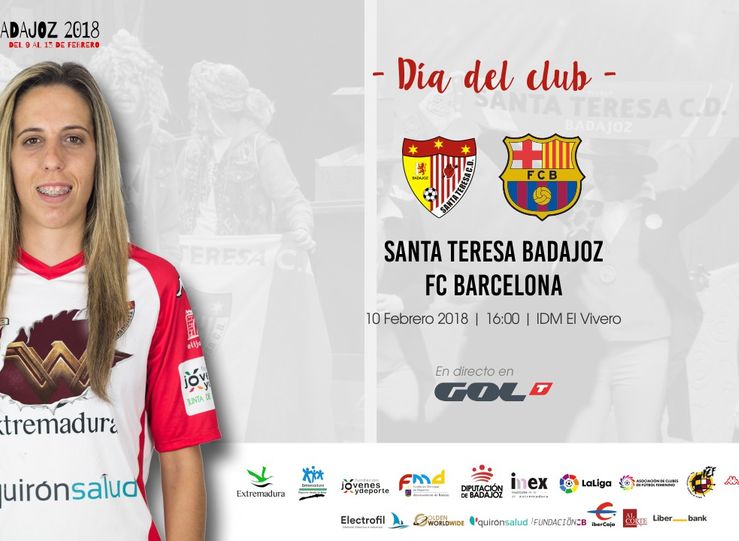Santa Teresa BadajozFC Barcelona designado como Da del Club