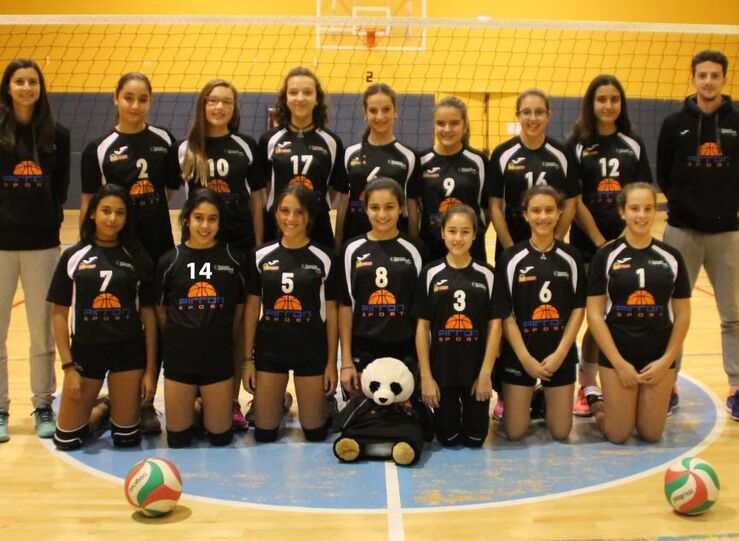 Infantil Femenino FD Mrida de Voleibol en Cuartos Final Campeonato Extremadura
