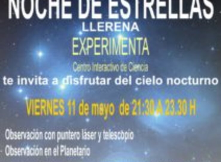 Observacin del cielo nocturno el prximo 11 de mayo en Llerena