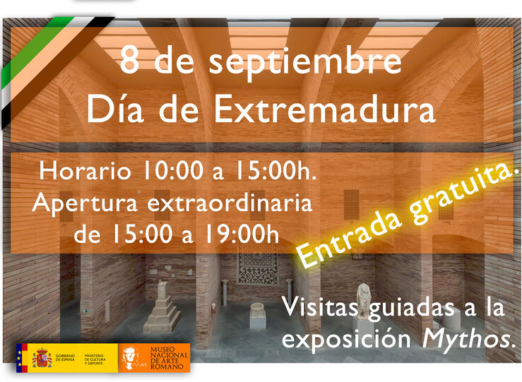 La entrada al MNAR de Mrida ser gratuita este sbado por el Da de Extremadura 