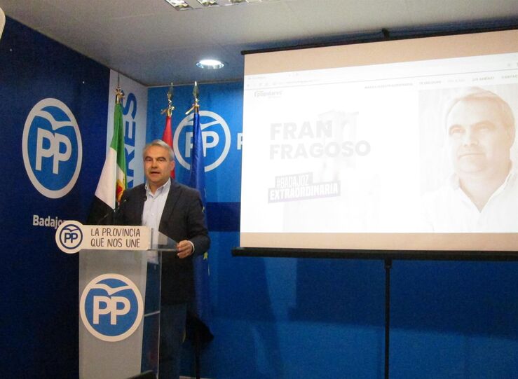 Fragoso se presenta a la reeleccin en prximas elecciones para seguir mejorando Badajoz 