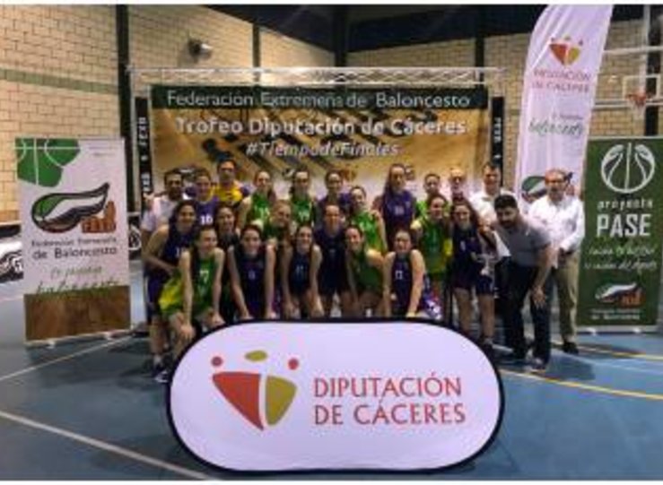 Reale Baloncesto Navalmoral y el CB AlQzeres ganan Trofeo Baloncesto Diputacin Cceres