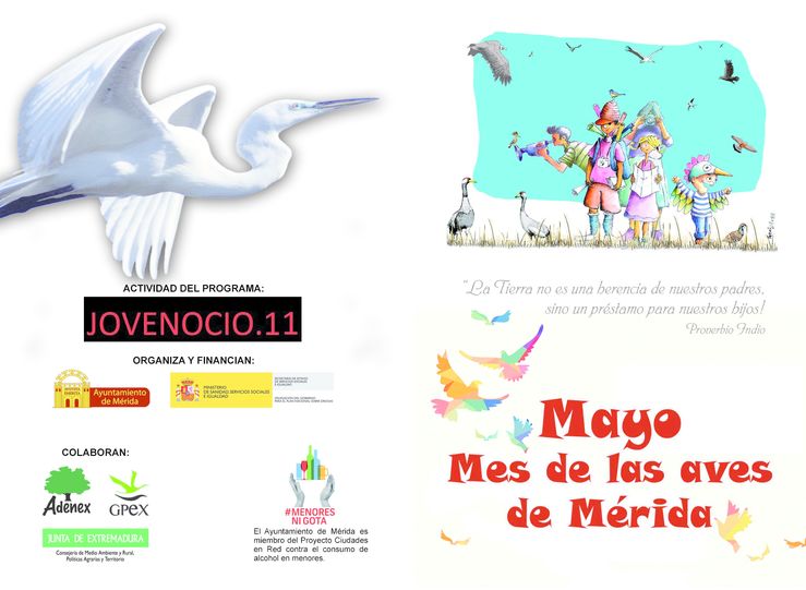 Comienzan las actividades del programa Mayo mes de las aves de Mrida
