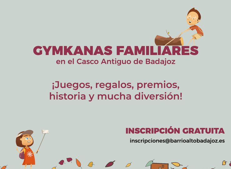 Fundacin CB y Espacio La Rota celebran nueva gymkana familiar en Casco Antiguo Badajoz