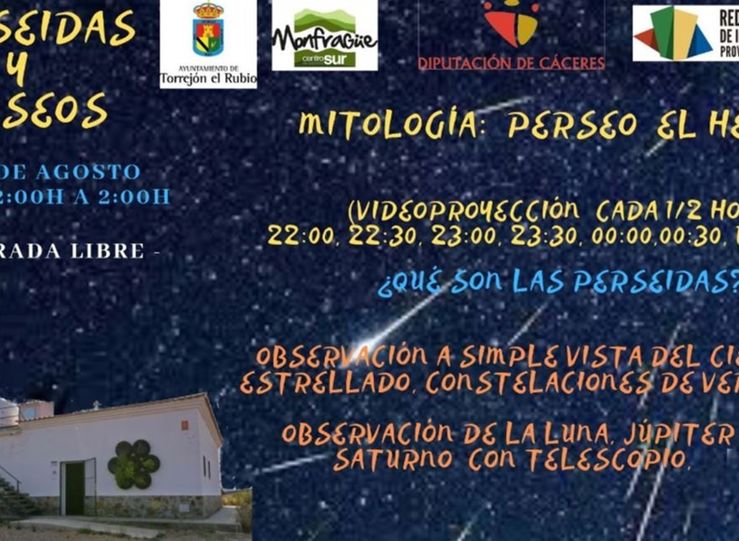 Observatorio Astronmico de Monfrage celebrar el lunes una observacin de Perseidas