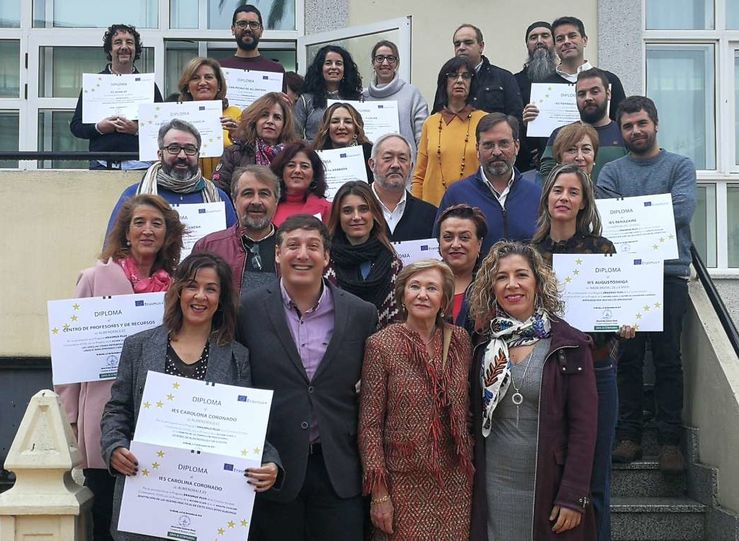 Educacin reconoce a los docentes que han desarrollado cien proyectos Erasmus en 2019