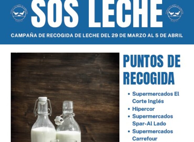 El Banco de Alimentos de Badajoz necesita leche urgentemente 