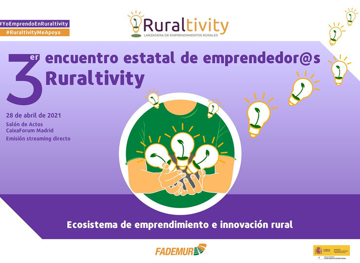 Fademur Extremadura asistir al III Encuentro Ruraltivity sobre autoempleo en mundo rural