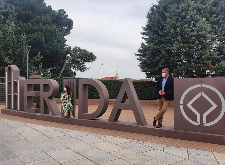 Inaugurada la nueva Plaza Margarita Xirgu en Mrida como espacio de recepcin de turistas 