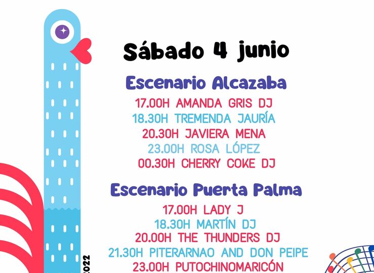 Rosa Lpez y Javiera Mena encabezan el cartel de la fiesta Los Palomos 2022 de Badajoz