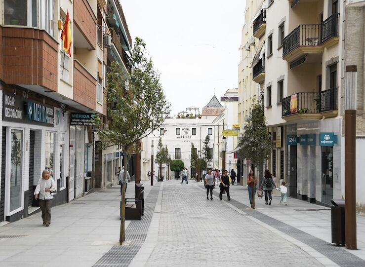 Los contenedores de varias calles del centro de Mrida se retirarn durante el da 