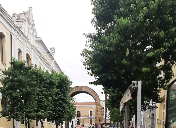 Cerrado el trfico en el permetro de la Plaza de la Constitucin en Mrida