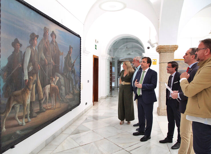 El MUBA de Badajoz aporta seis cuadros de Covars a la muestra sobre caza en la Asamblea