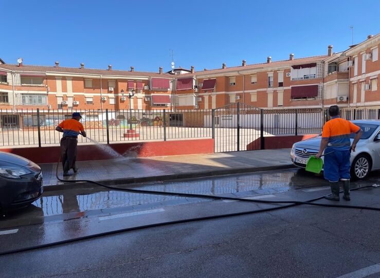 Ayuntamiento Cceres aumenta limpieza y vigilancia en polgono industrial Las Capellanas
