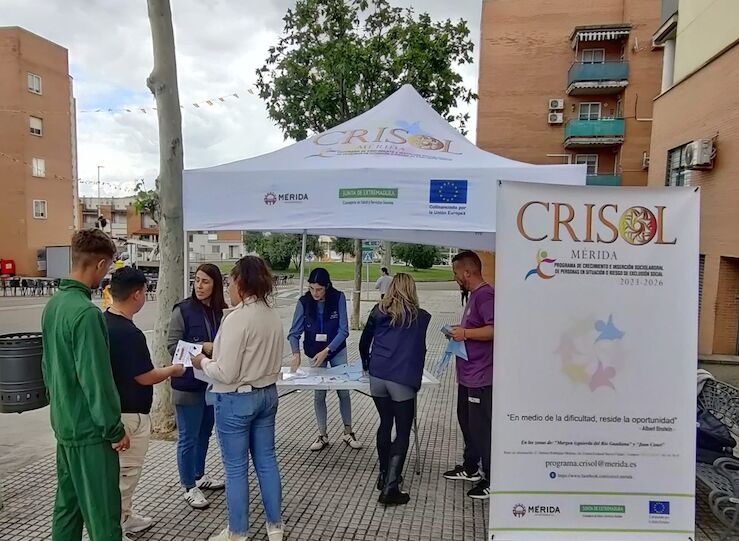El programa Crisol muestra sus actividades y servicios en El Prado de Mrida