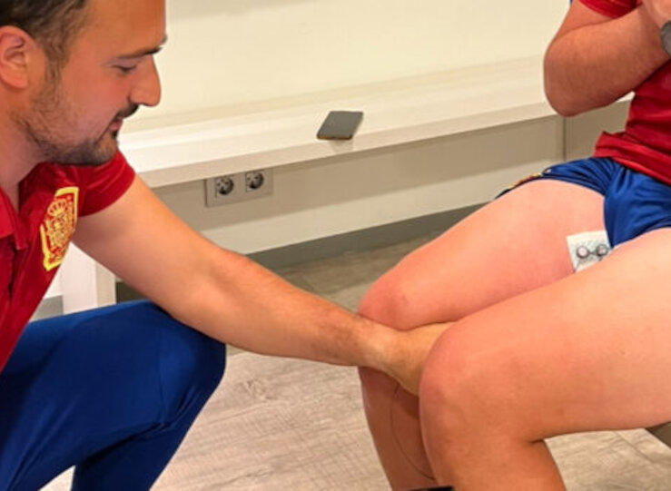 Estudio UEx plantea uso electrodos en evaluacin jugadores ftbol con parlisis cerebral