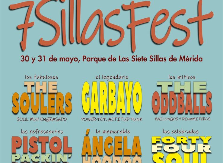 La 2 edicin del 7 Sillas Fest de Mrida se celebra con nueve grupos de distintos estilos