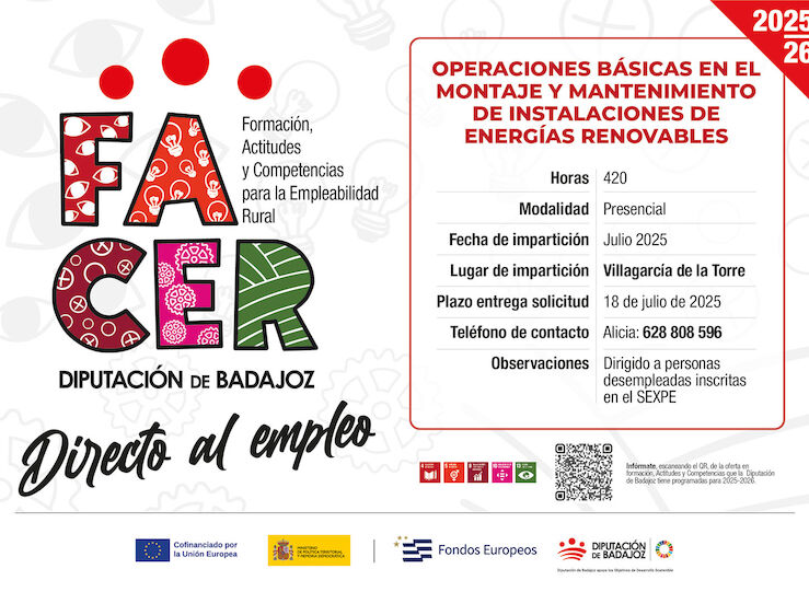 La Diputacin impulsa el empleo verde con una nueva formacin en energas renovables