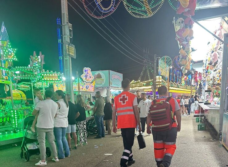 El dispositivo de Cruz Roja en la Feria de Badajoz realiz 12 asistencias este martes 