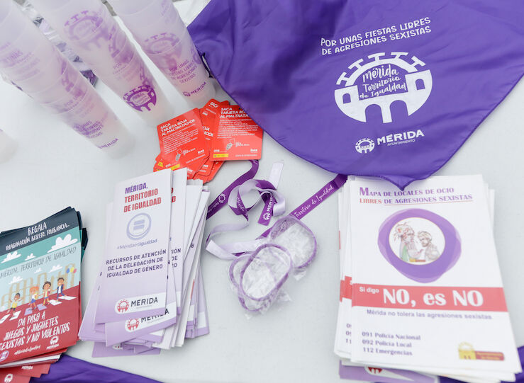 El Ayuntamiento de Mrida instalar tres puntos violeta en la Feria 