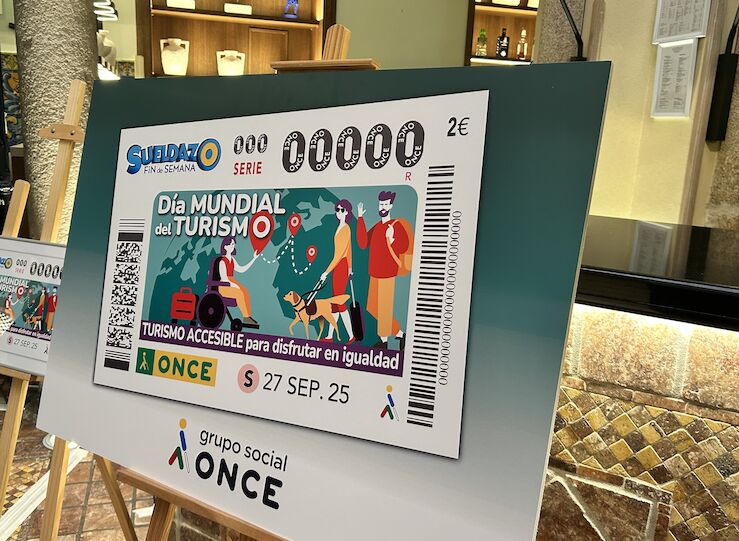 Con cupn del sabado la ONCE defiende el Turismo accesible para disfrutar en igualdad